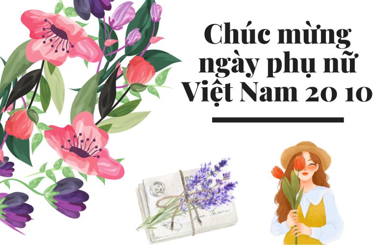 Ảnh chúc mừng ngày phụ nữ Việt Nam 20 10